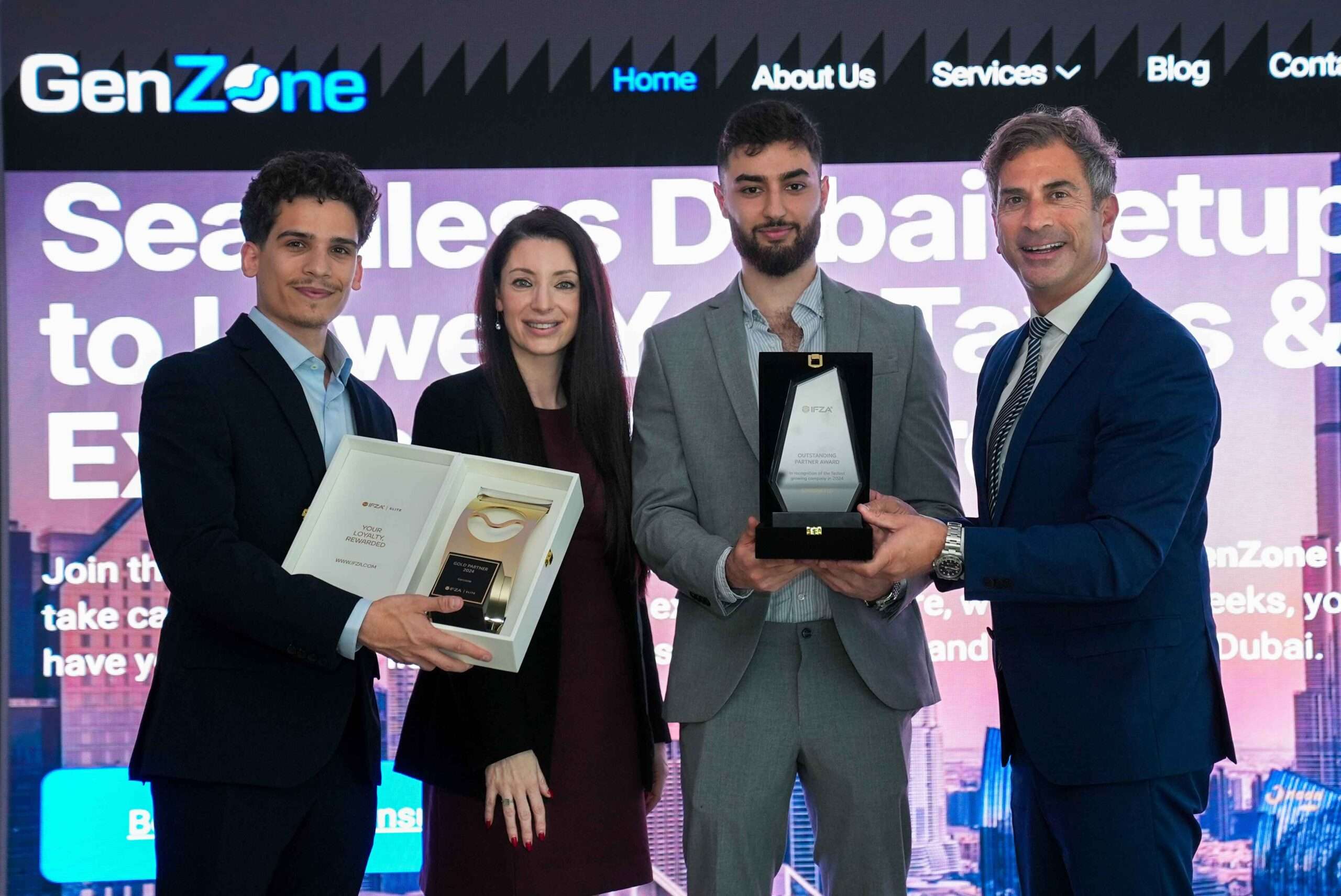 GenZone Awarded Fastest Growing Dubai Company Setup Business of 2024