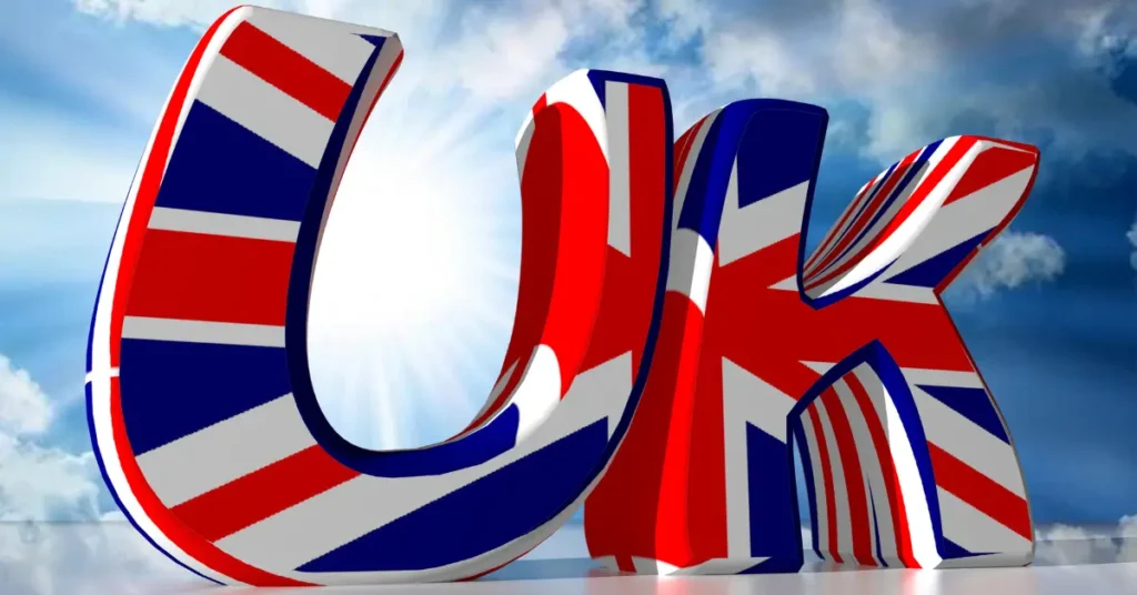 UK Union Jack 3D graphic representing the UK in an article about why millionaires are leaving the country