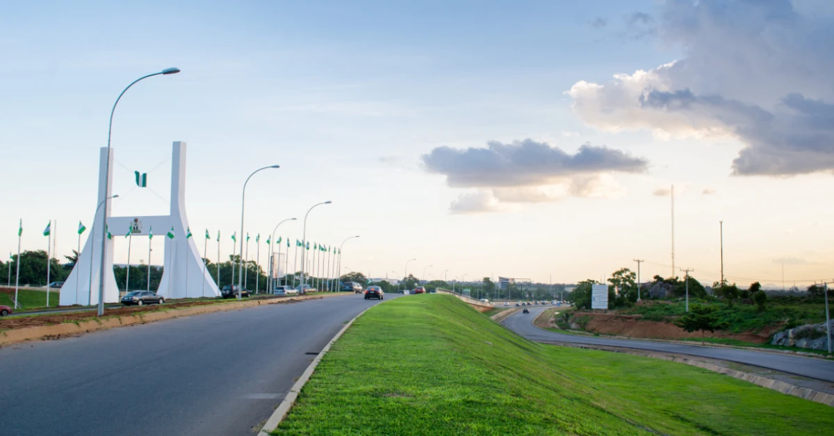 Abuja city road in Nigeria representing Nigerian entrepreneurs exploring Dubai business setup opportunities