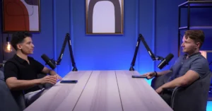 Tuomas Kivioja and GenZone founder Kevin McKenzie discussing Dubai business setup and relocation during an interview in Dubai