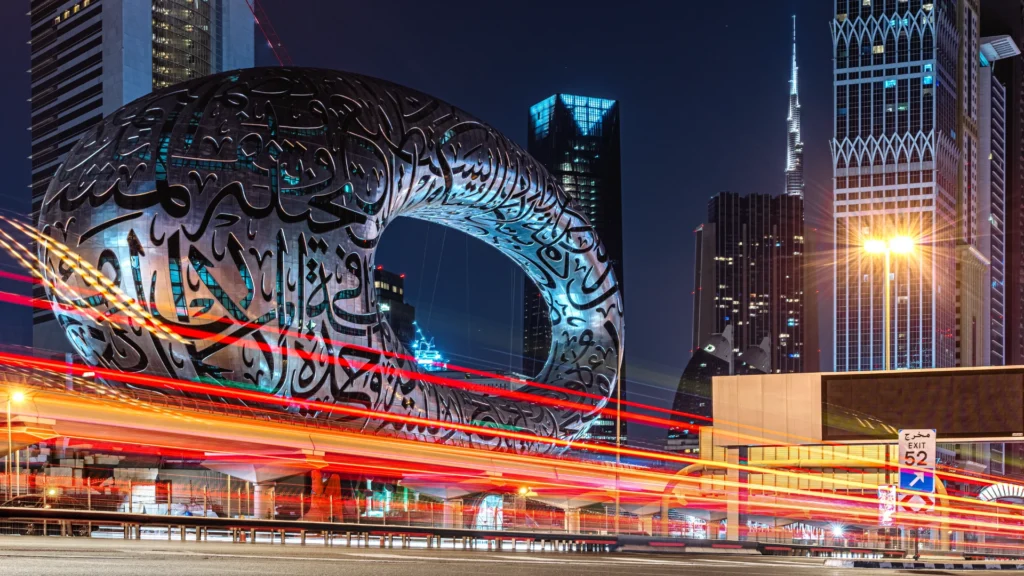 Museum of the Future in Dubai symbolizing innovation, business setup and UAE residency opportunities