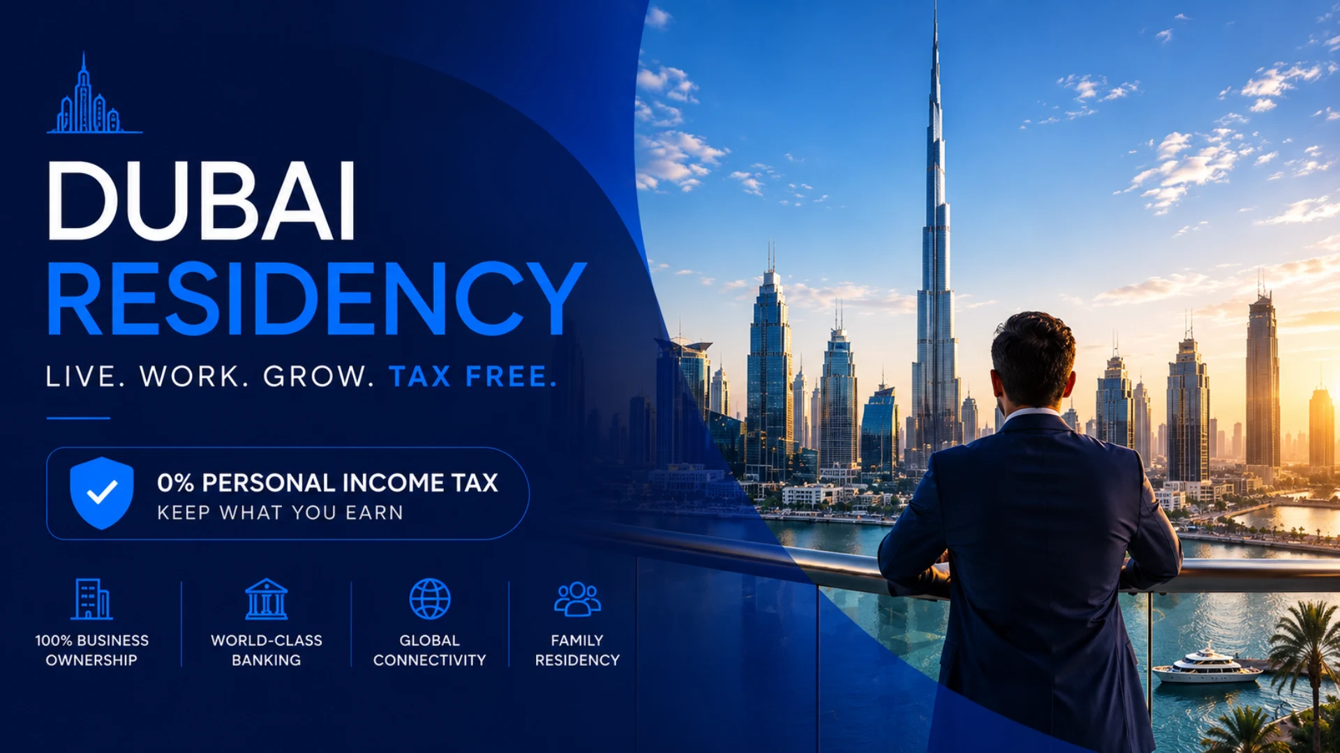 Step-by-step Dubai residency guide covering visa pathways, banking, neighbourhoods and life in the UAE