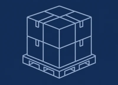 Oversized delivery on a pallet, may be refused or returned