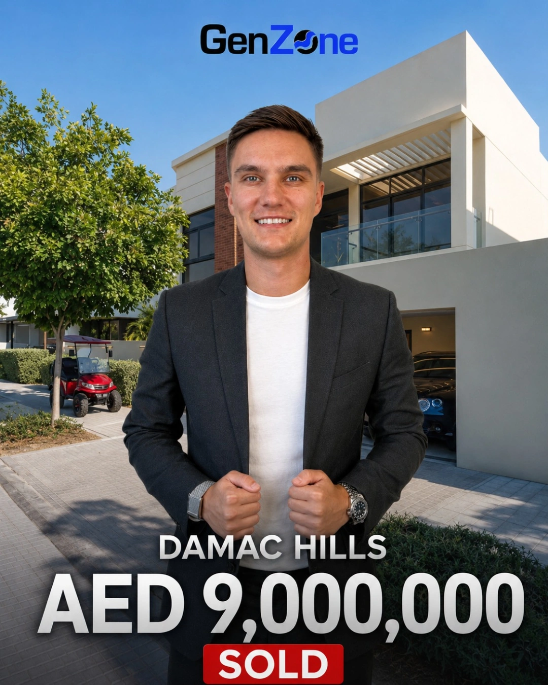 Sold by GenZone Realty: property at DAMAC Hills