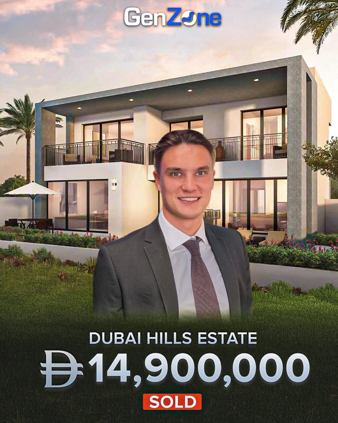 Sold by GenZone Realty: property in Dubai Hills Estate
