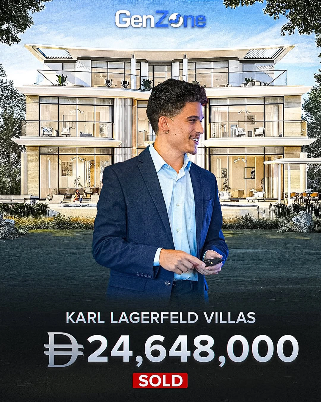 Sold by GenZone Realty: Karl Lagerfeld Villas, Dubai