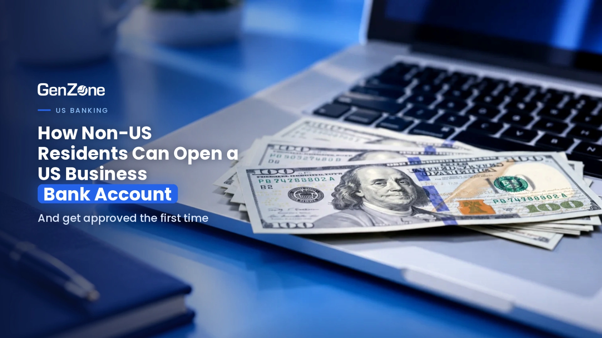 Non-US resident can open a US business bank account online, without visiting the US. The key is a US LLC with a bank-ready file.
